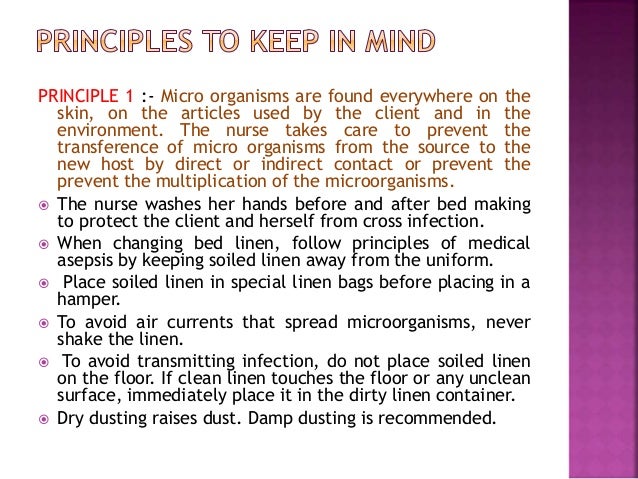 Principles Of Bed Bathing Principles Of Bed Bathing