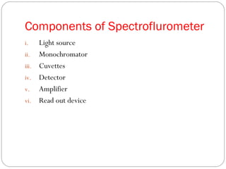 Spectroflurometer | PPT