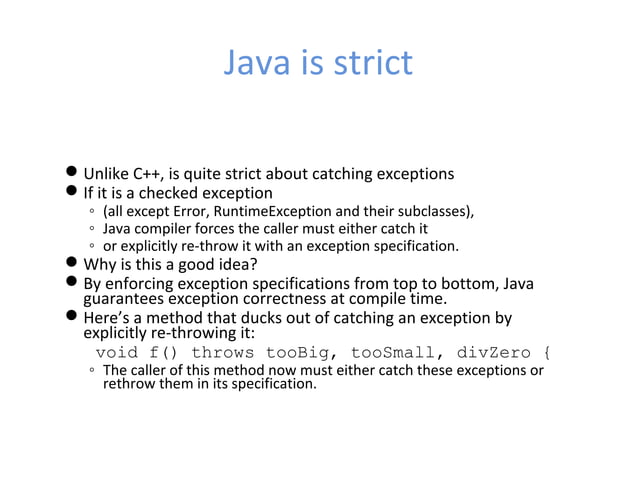 Exceptions in java | PPT