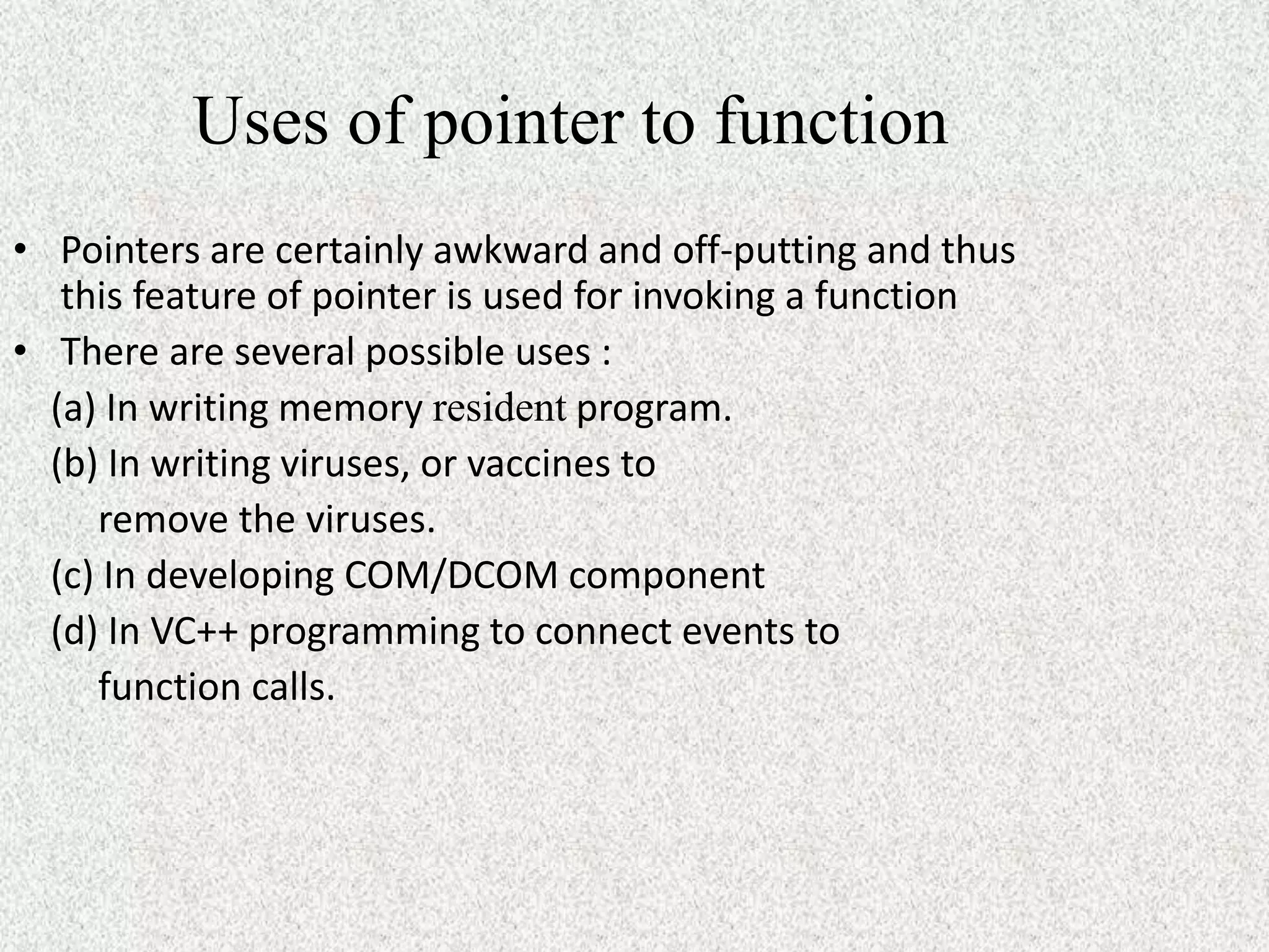 Pointers in C Programming | PPT