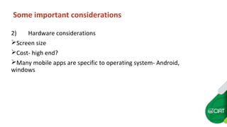Mainstreaming e-data collection in CIAT programs in Africa