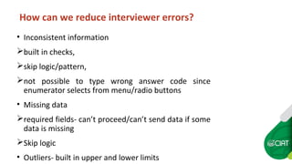 Mainstreaming e-data collection in CIAT programs in Africa