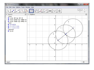 8 जिओजेब्रा मदतीने सुसम षटकोनाची रचना