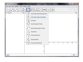 8 जिओजेब्रा मदतीने सुसम षटकोनाची रचना