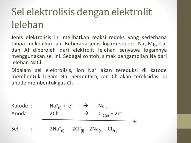 Kimia - Redoks - Elektrolisis Bagian 2
