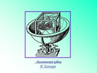 «Космический кубок»
И. Кеплера
 