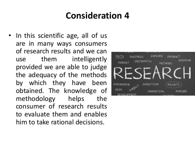 Importance of research methodology