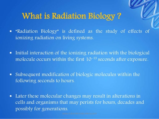 an analysis of the biological effects of radiation an analysis of the biological effects of radiation
