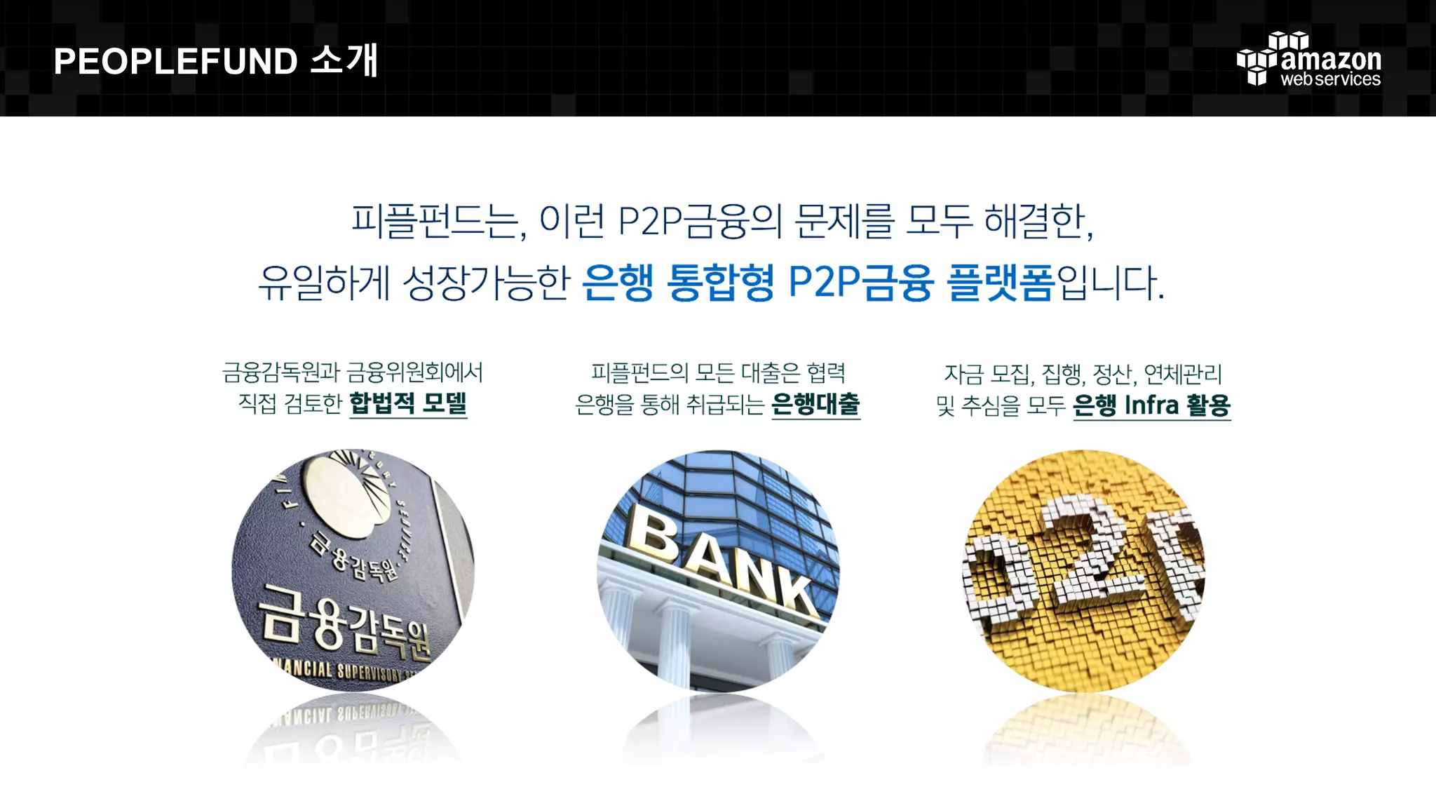 Managed AWS Services
• AWS Managed Services:
– Compute: Amazon ECR/ECS AWS
Lambda, AWS Elastic Beanstalk
– Storage: Amazon EFS
– Databases: Amazon RDS, Amazon
DynamoDB, Amazon Elasticache
– Analytics: Amazon EMR, Amazon
Elasticsearch Service, Amazon Kinesis,
Amazon Redshift
– Security:: AWS Directory Service, AWS
KMS
• Managed Services Advantages
– Flexibility and Agility, Scalability
– Security
– Automated Maintenance & Upgrade
Customer
router
AWS Direct
Connect Location
AWS Direct
Connect routers
Virtual
Gateway
On-Premises
Users
Data center router
VPC Subnet
Availability Zone
Security Group
VPC Subnet
Availability Zone
Security Group
Servers
S3 bucket
Apache
Kafka
Amazon RedshiftAmazon EMR
Amazon RedshiftAmazon EMR
 