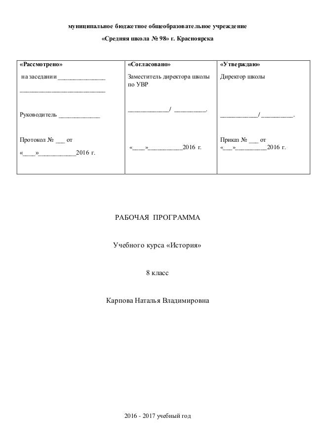 Скачать Рабочие Программы По Истории России 8 Класс
