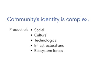 How to build community's identity | PDF