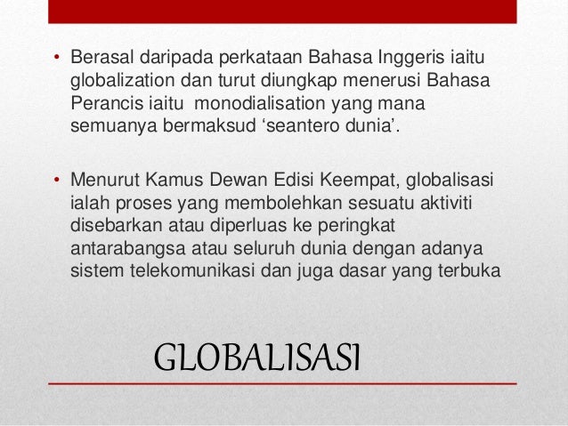 8.0 malaysia dan cabaran gobalisasi