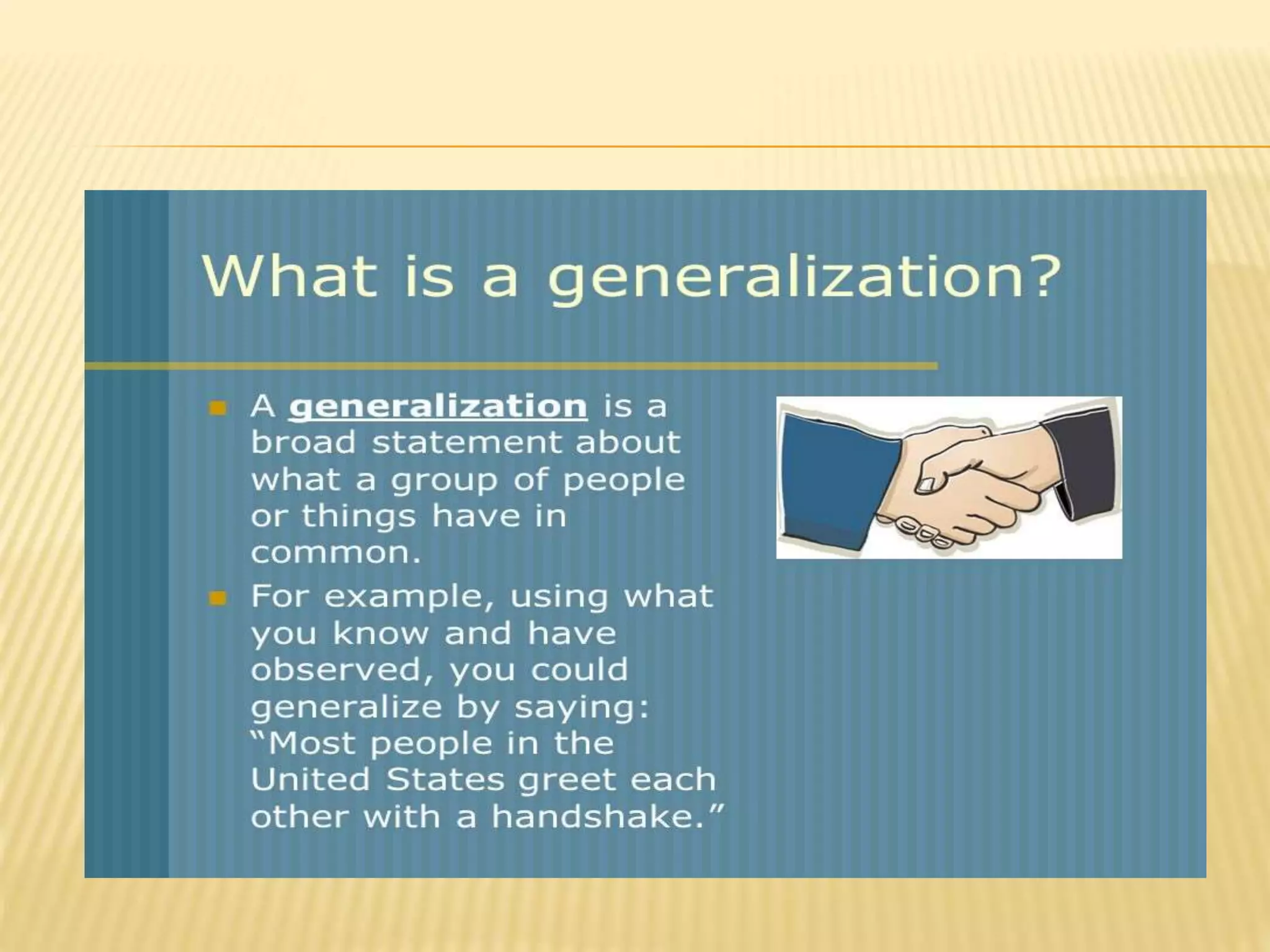 making generalizations | PPTX | Science