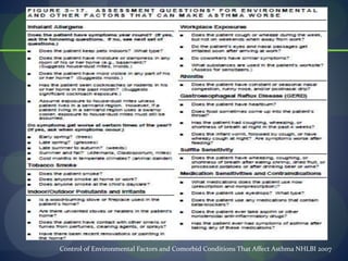 Control of Environmental Factors and Comorbid Conditions That Affect Asthma NHLBI 2007
 