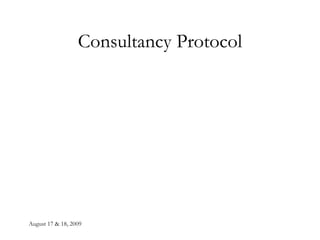 Consultancy Protocol 