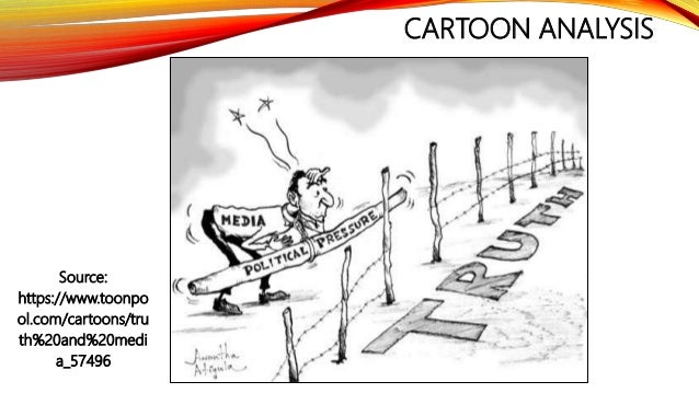 CARTOON ANALYSIS
Source:
https://www.toonpo
ol.com/cartoons/tru
th%20and%20medi
a_57496