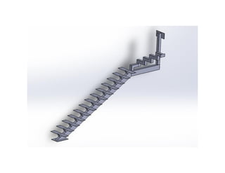 3D model of the stairs