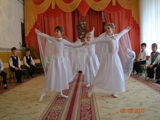 Танець зірочок на свято миколая в днз