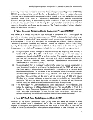 Disaster risk management in cambodia | PDF