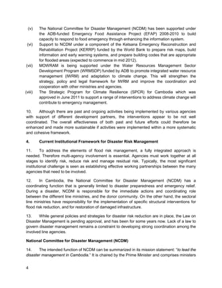 Disaster risk management in cambodia | PDF
