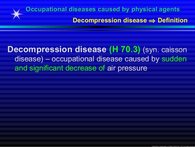 caisson disease