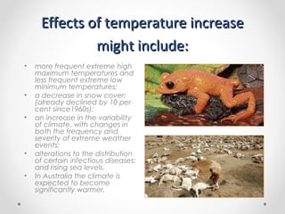 8.wild life and impacts of climate change on wildlife | PPT