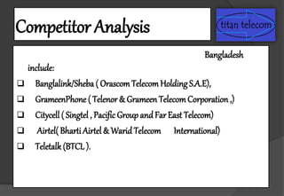 marketing plan of a new telecom company | PPTX