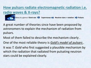 Introduction to Pulsar(Astrophysics)