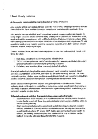 Rezignační dopis Lidská síla