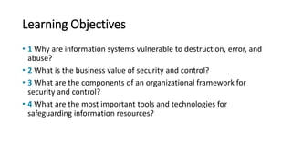Securing information systems | PPTX | Computing | Technology & Computing