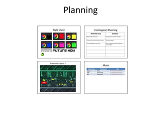 Planning
 