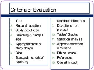 Appraisal of research v3 | PPT