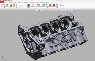 8.8 Engine Block in RE with native Solidworks outputdata
