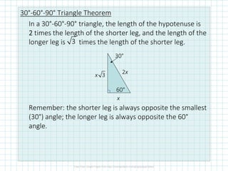 8 1 Special Right Triangles