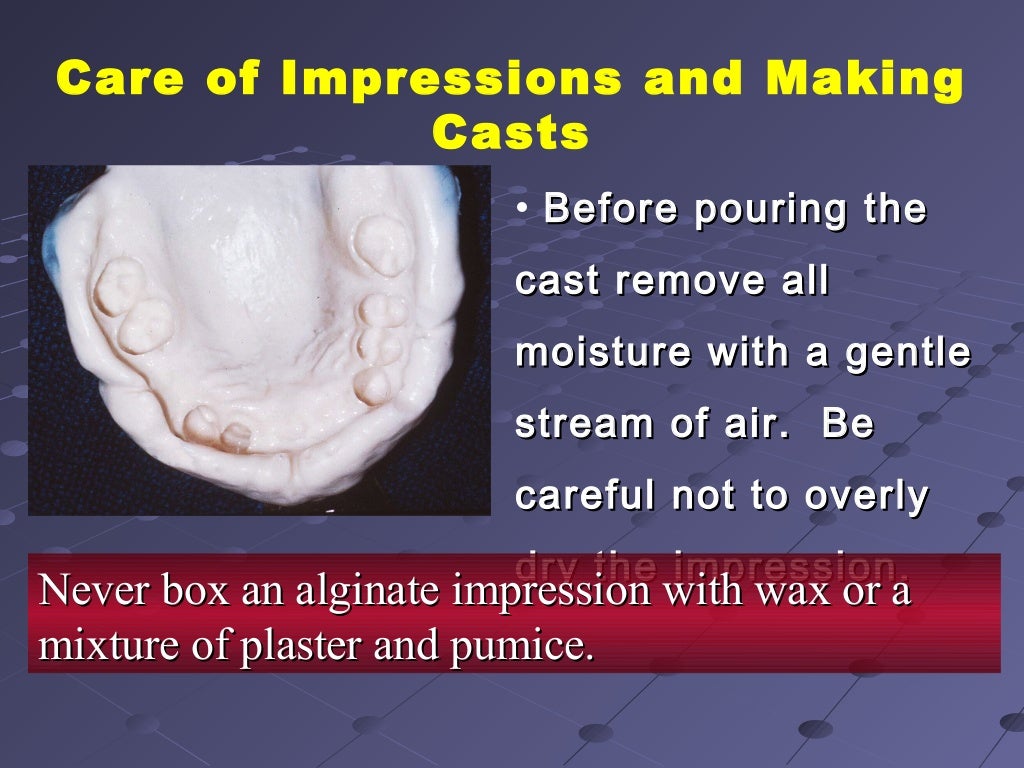 6. final impression techniques for removable partial dentures
