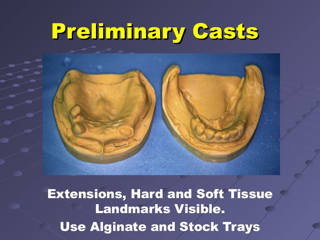 6. final impression techniques for removable partial dentures