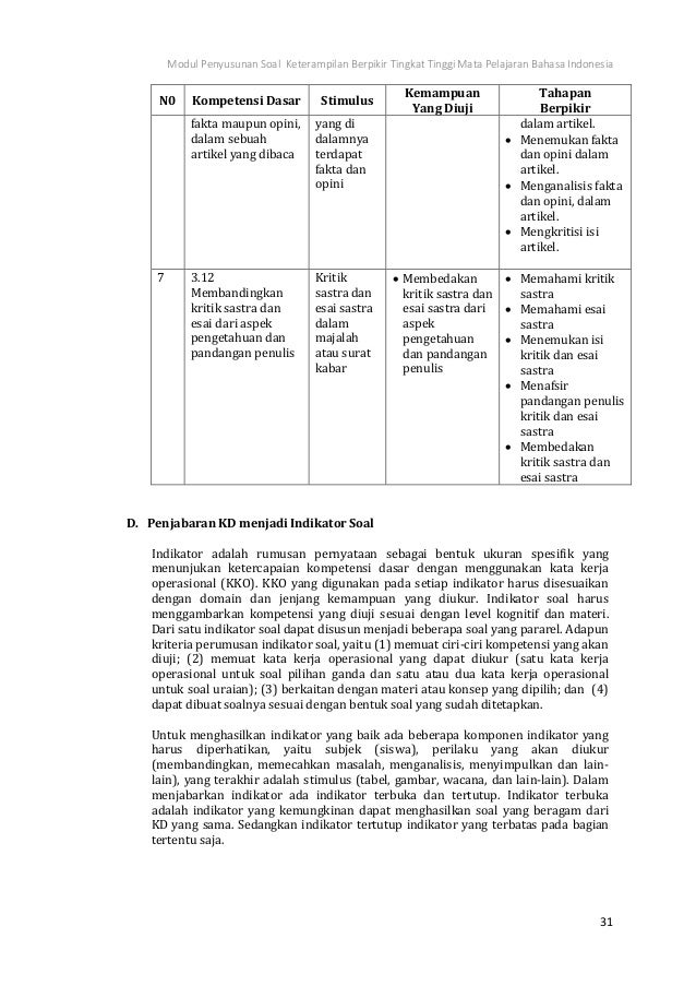 Soal Pg Yang Ada Stimulus Materinya Tentang Teks Eksposisi Opini