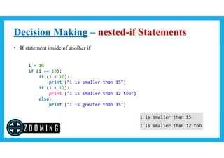 Python Decision Making | PDF