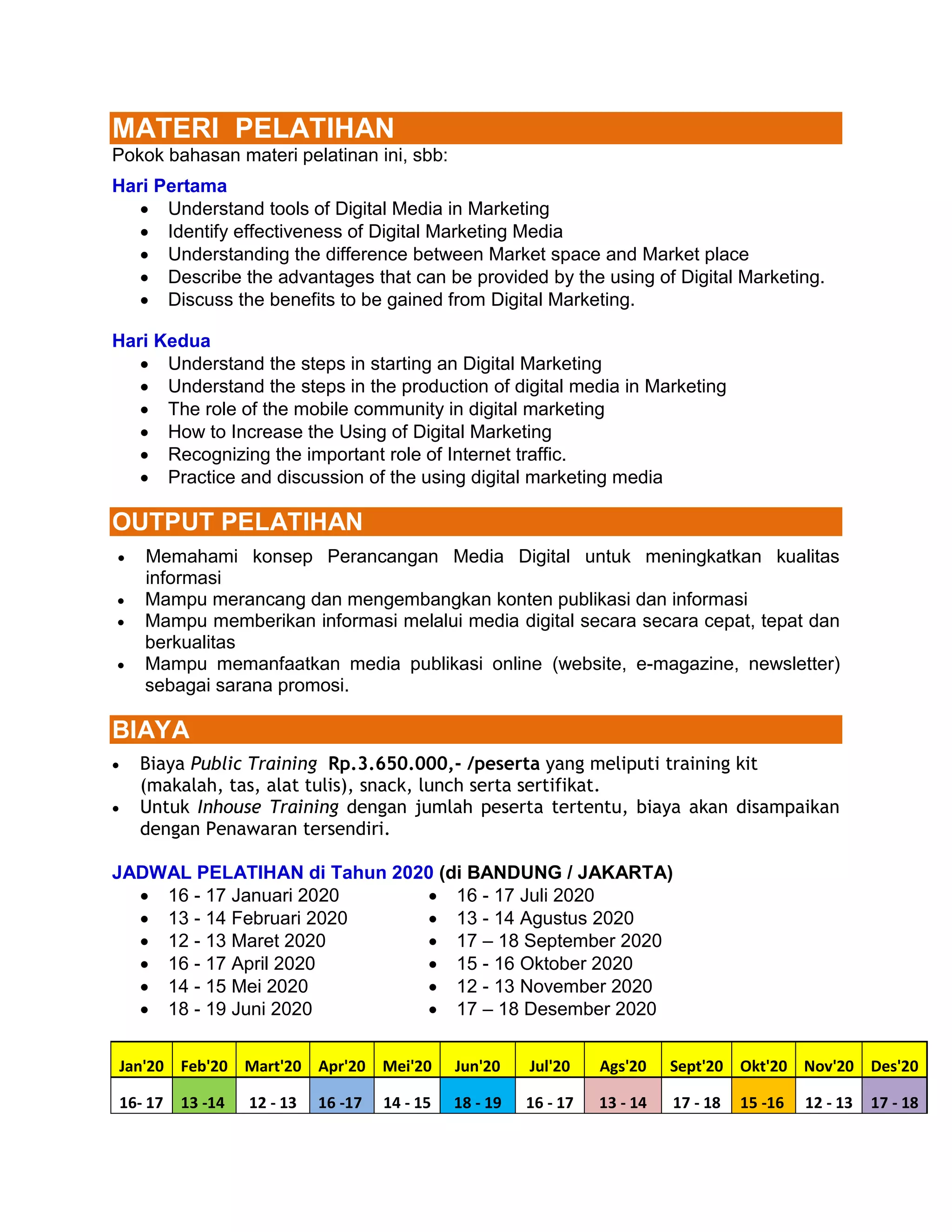 Silabus Marketing Digital: Panduan Komprehensif Menuju Kesuksesan di Era Digital