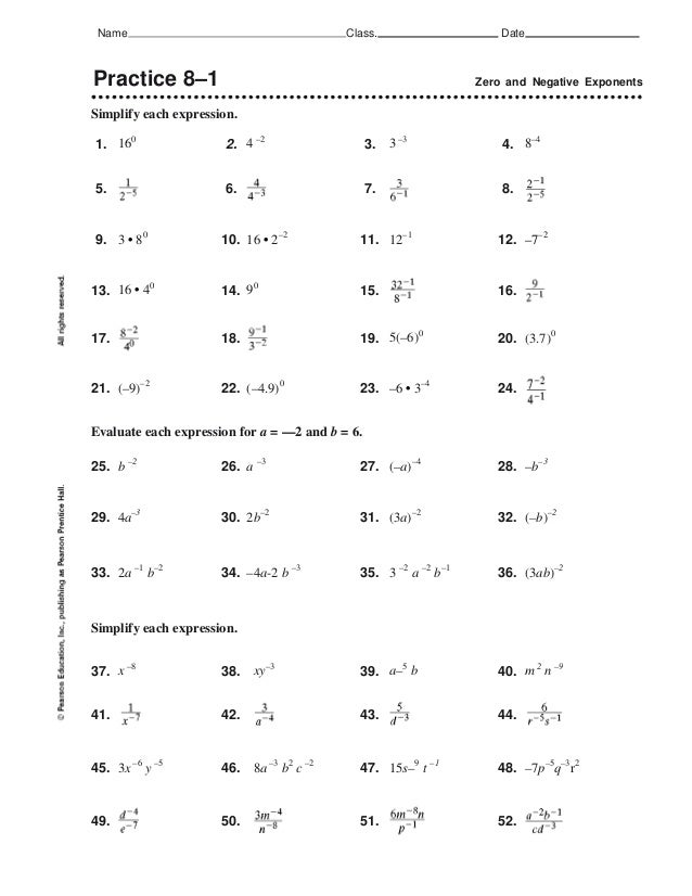 homework and practice 8 1 answers