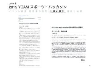 2015 YCAM
case 3
54
 