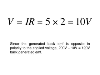 8.2.3 Back Emf | PDF