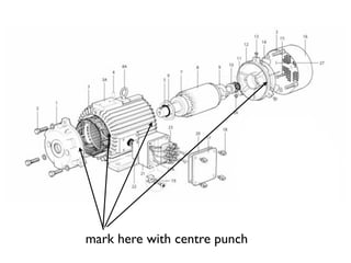 mark here with centre punch
 
