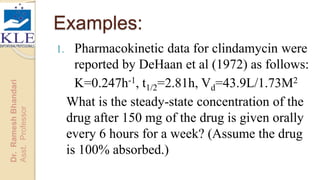 Determination of dose and dosing interval | PPTX