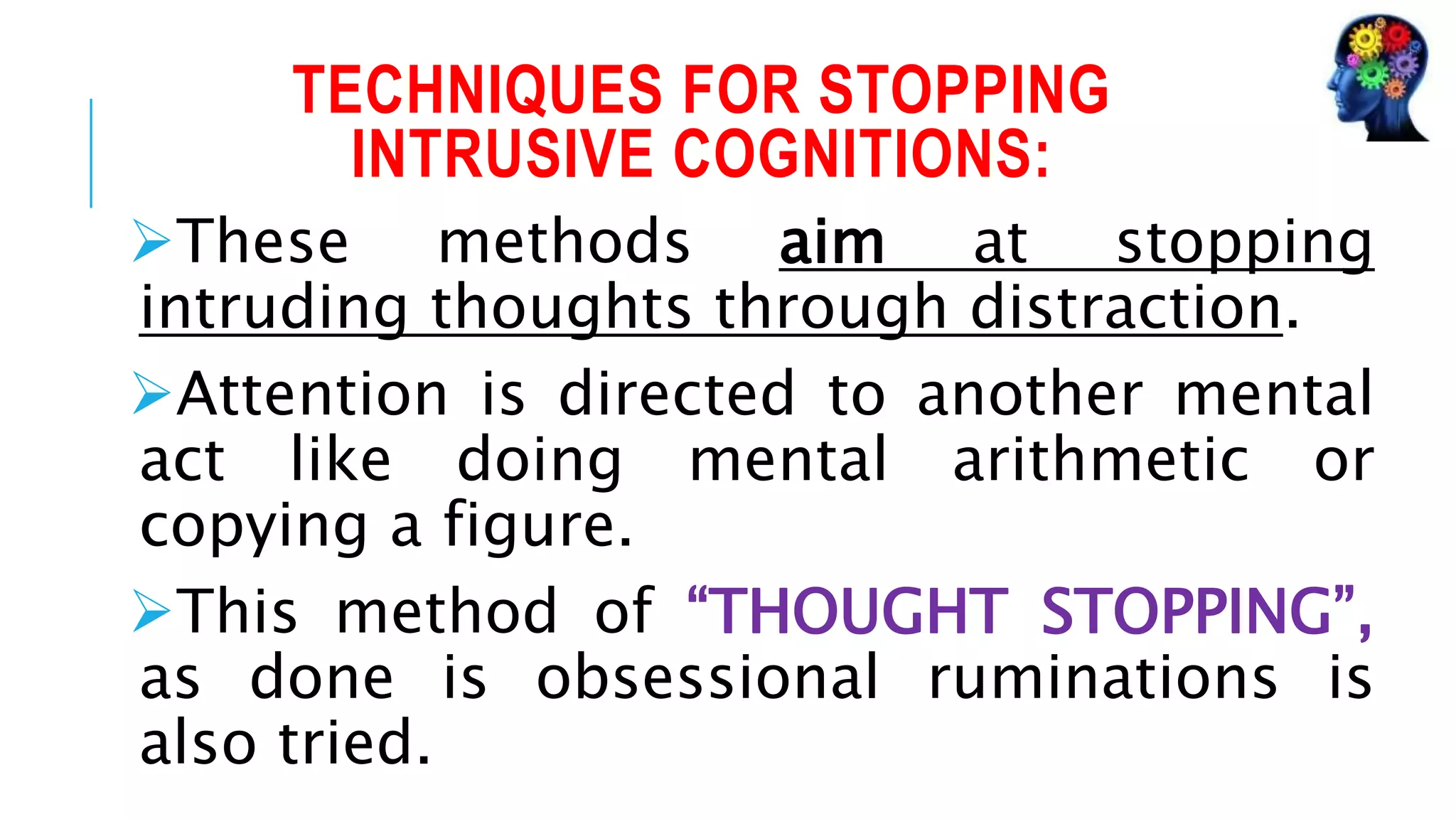 Cognitive Behavior Therapy | PPTX
