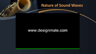 Nature of Sound Waves
 