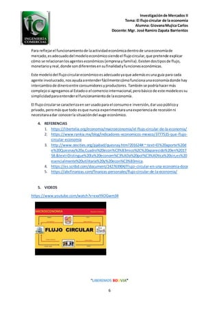 El flujo circular de la economia | PDF