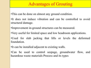 Grouting Technique Repair and Rehabilitation of Structures | PPTX