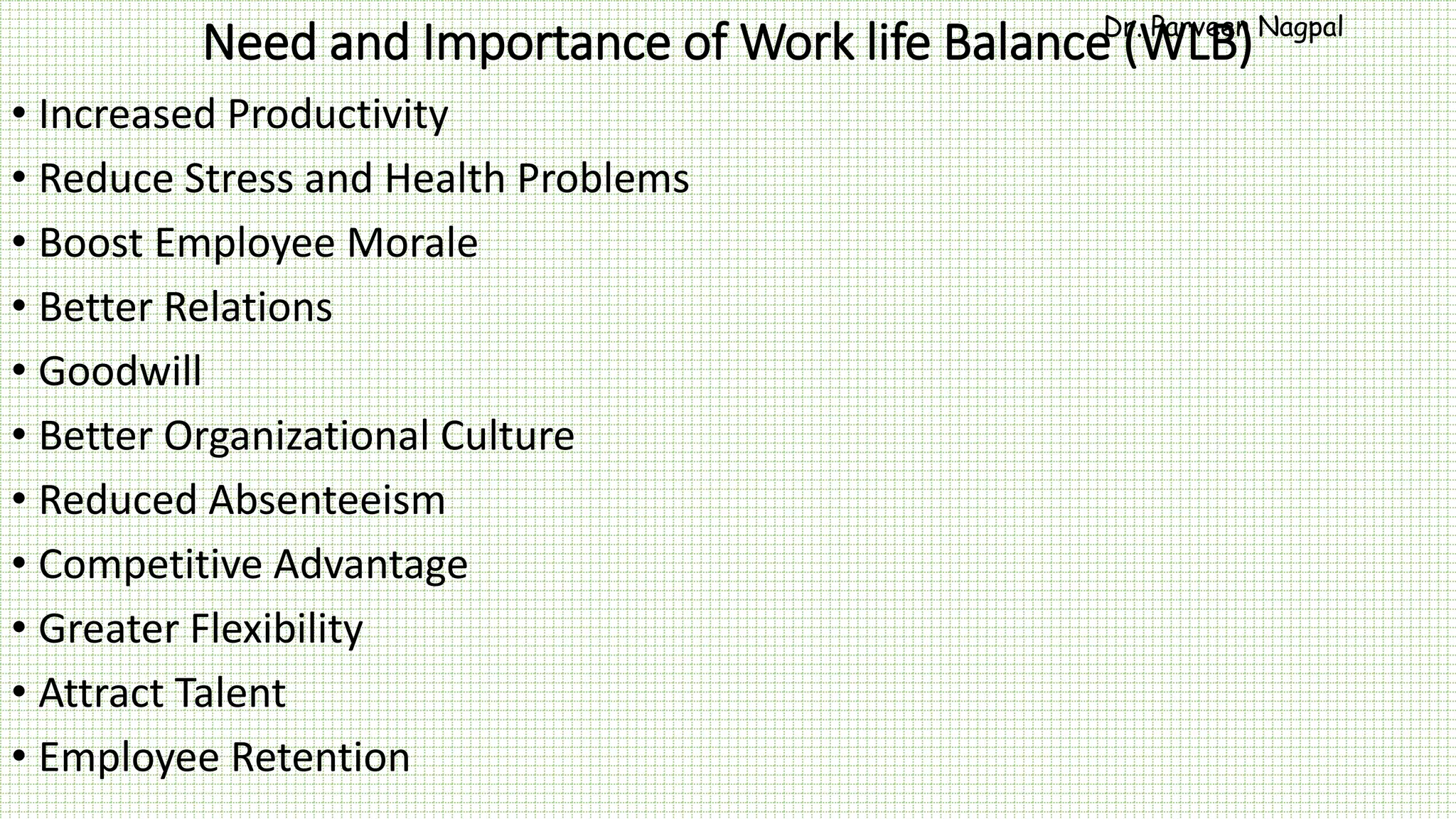 8. Stress Management and Work Life Balance | PPTX