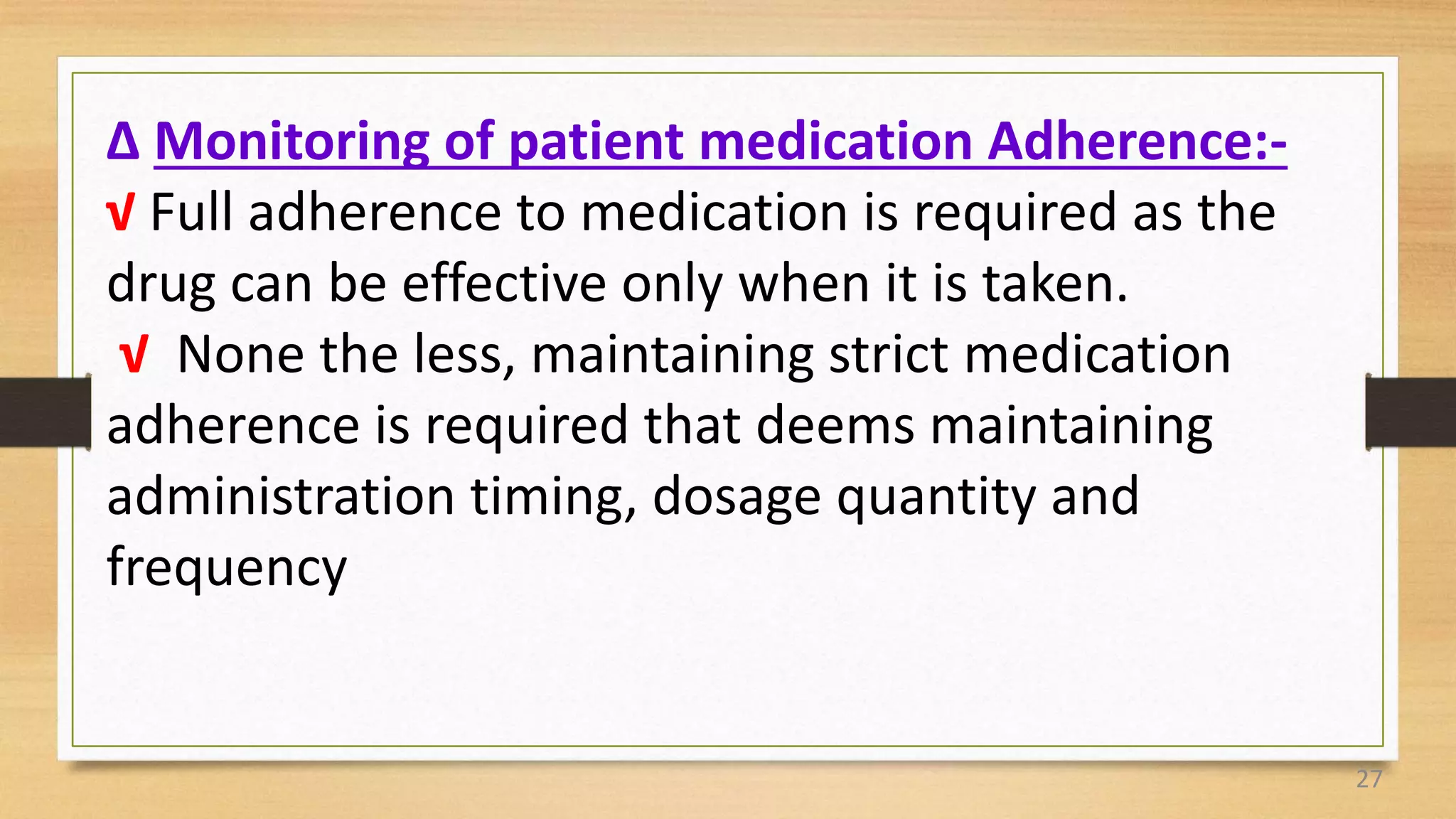 Medication Adherence
